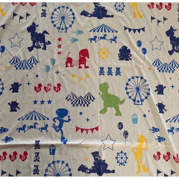 Disney Pixar Toy Story 4 Full Size Bedding Set Fitted & Flat Sheet 2 Pillowcases - Picture 8 of 14